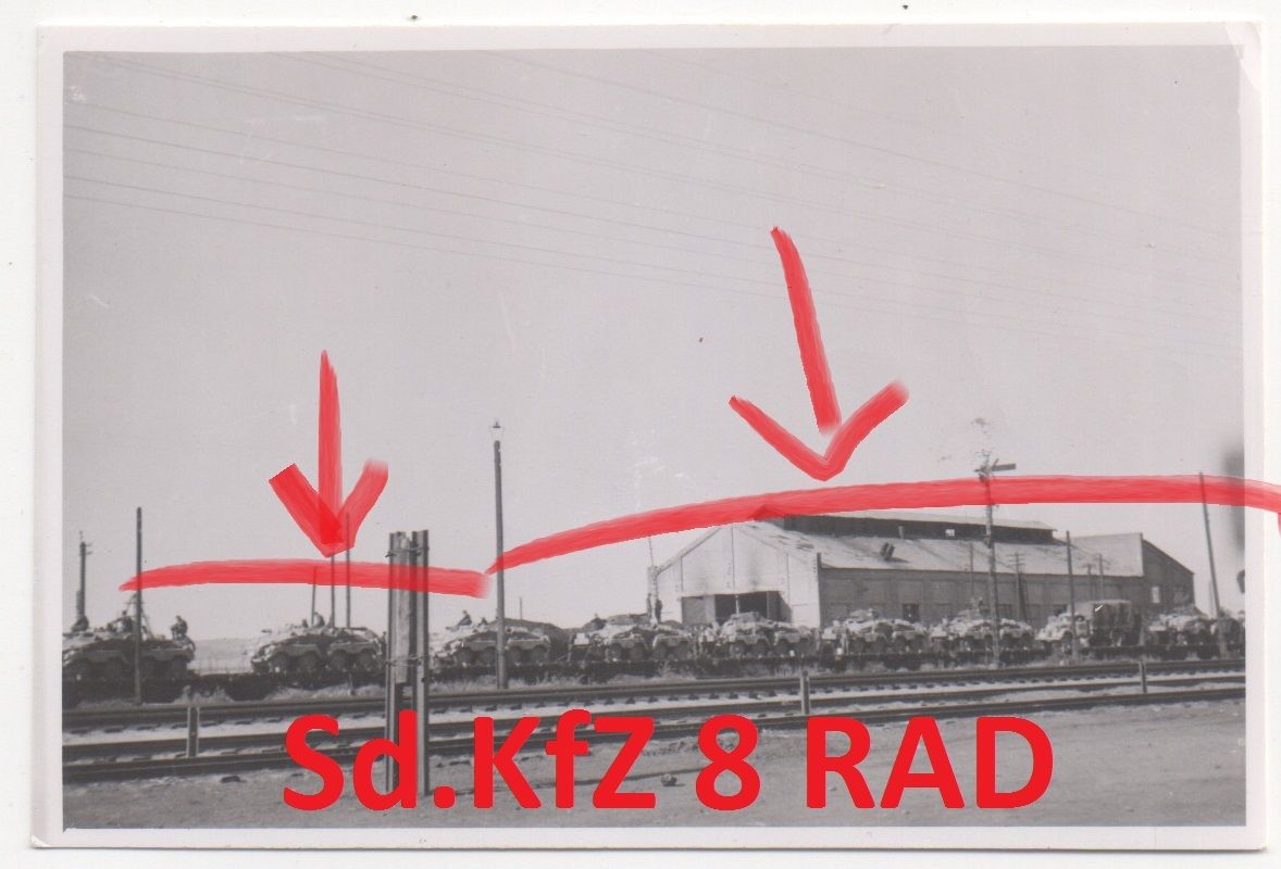 Orig. foto wk2 Panzerspähwagen Sd.Kfz 263 8 Rad 