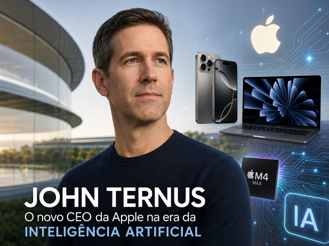 John Ternus assume a Apple: o engenheiro de hardware que terá de definir a empresa na era da IA