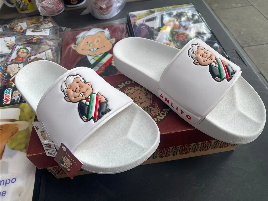 VIDEO: Conoce las chanclas de AMLO