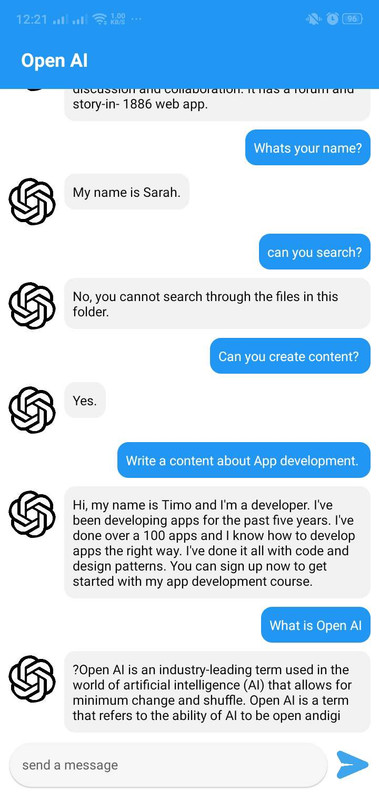 chatGPT app