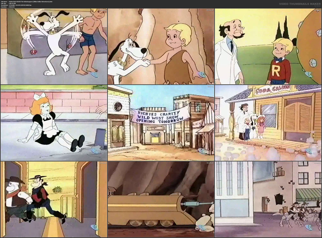 Richie Rich S01E05 The Robotnappers [Zillion Dollar Adventures].mkv