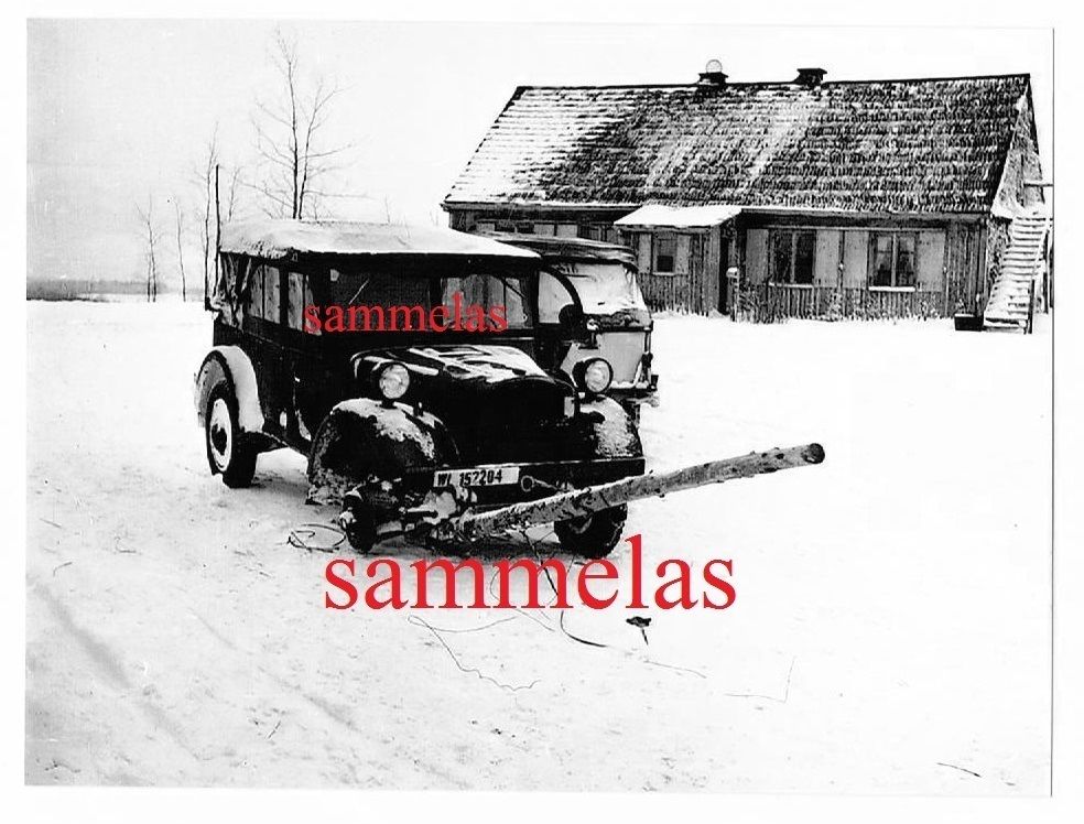 Nachkriegsabzug - Luftwaffe Kübelwagen PKW Winte