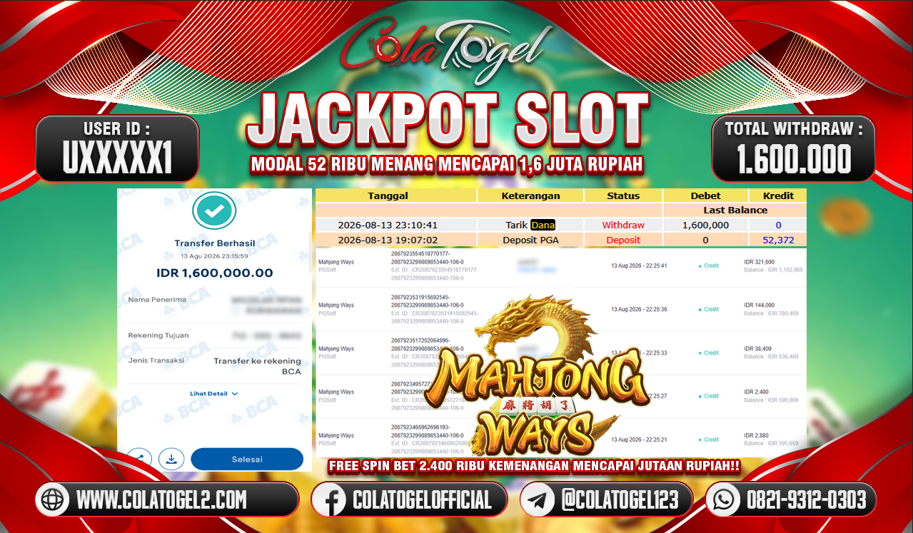 JACKPOT SLOT GACOR!!