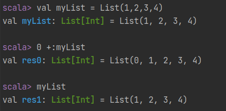 List Collections in Scala