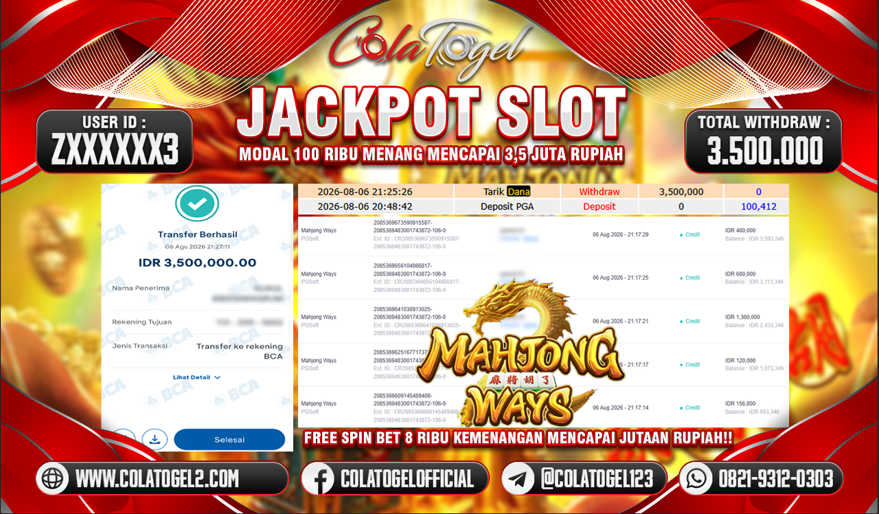 JACKPOT SLOT GACOR!!