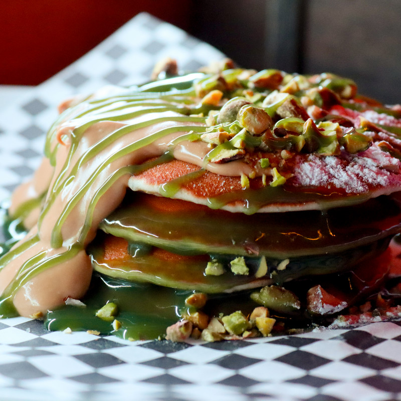 Pancakes pistacchio