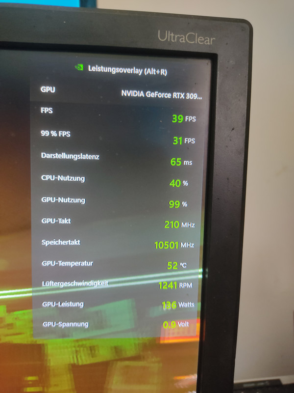 Cyperpunk 2077 FHD Strom mit niedriegsten Power Limit