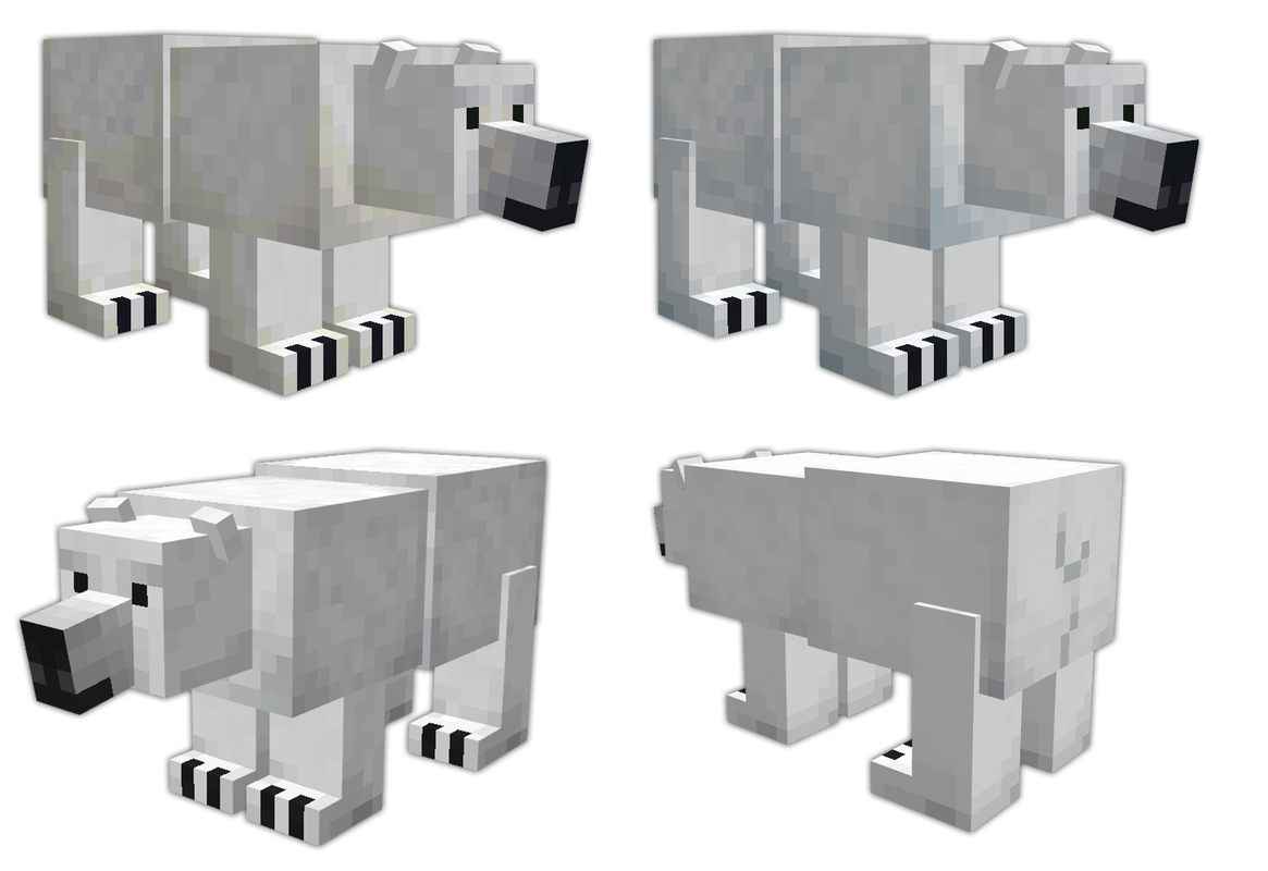 Remodeled Polarbears 🐻 Minecraft Texture Pack