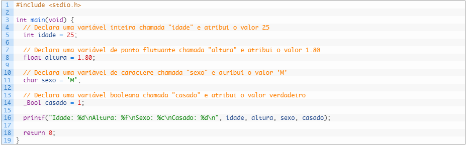 Tipos de dados