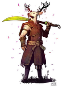 IRON CLAW - Un Jeu de Rôles Anthropomorphique Ironclaw-Deer-Warrior