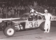 George Bouley 36 5W  Coupe Win Flag Draped