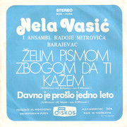 Nela Vasic 1975 - Zelim pismom zbogom da ti kazem Zadnja