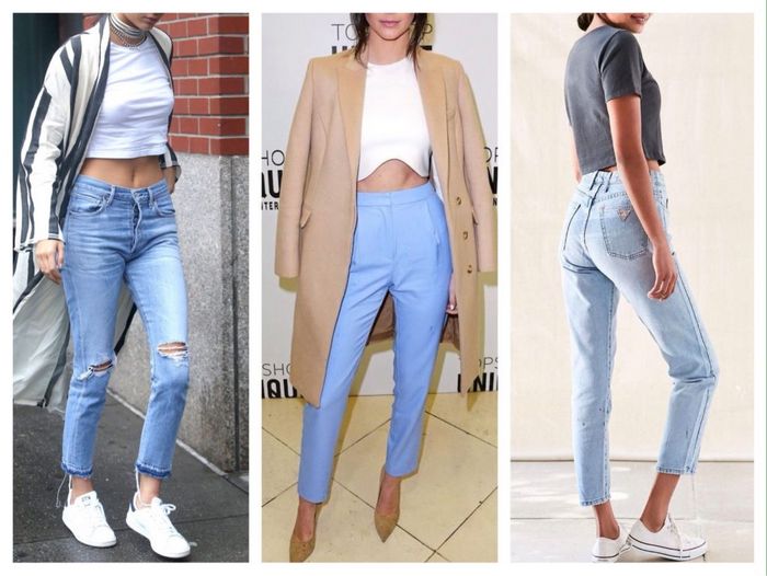 С чем носить голубые женские джинсы.</div>
<div> Фото с высокой посадкой, завышенной талией, рваные. Модные» /></div>
<p>
Красавицы, которые любят привлекать большое внимание к себе, могут одеть рваные джинсы. Не теряет популярности и длина 7/8, благодаря которой ноги кажутся длиннее.
</p><p><!-- Yandex.RTB R-A-386165-3 -->
<div id=