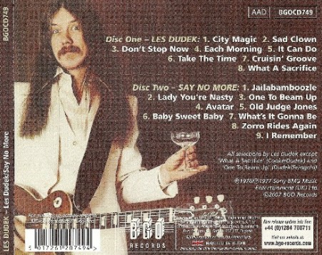 Les Dudek - Les Dudek | Say No More (1976/1977) [2CD Reissue 2007] Lossless