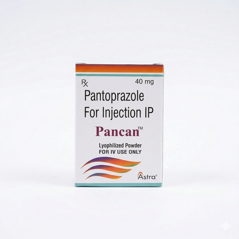 Pan-Can 40 mg Injection IP: Pantoprazole for IV Gastric Acid Control