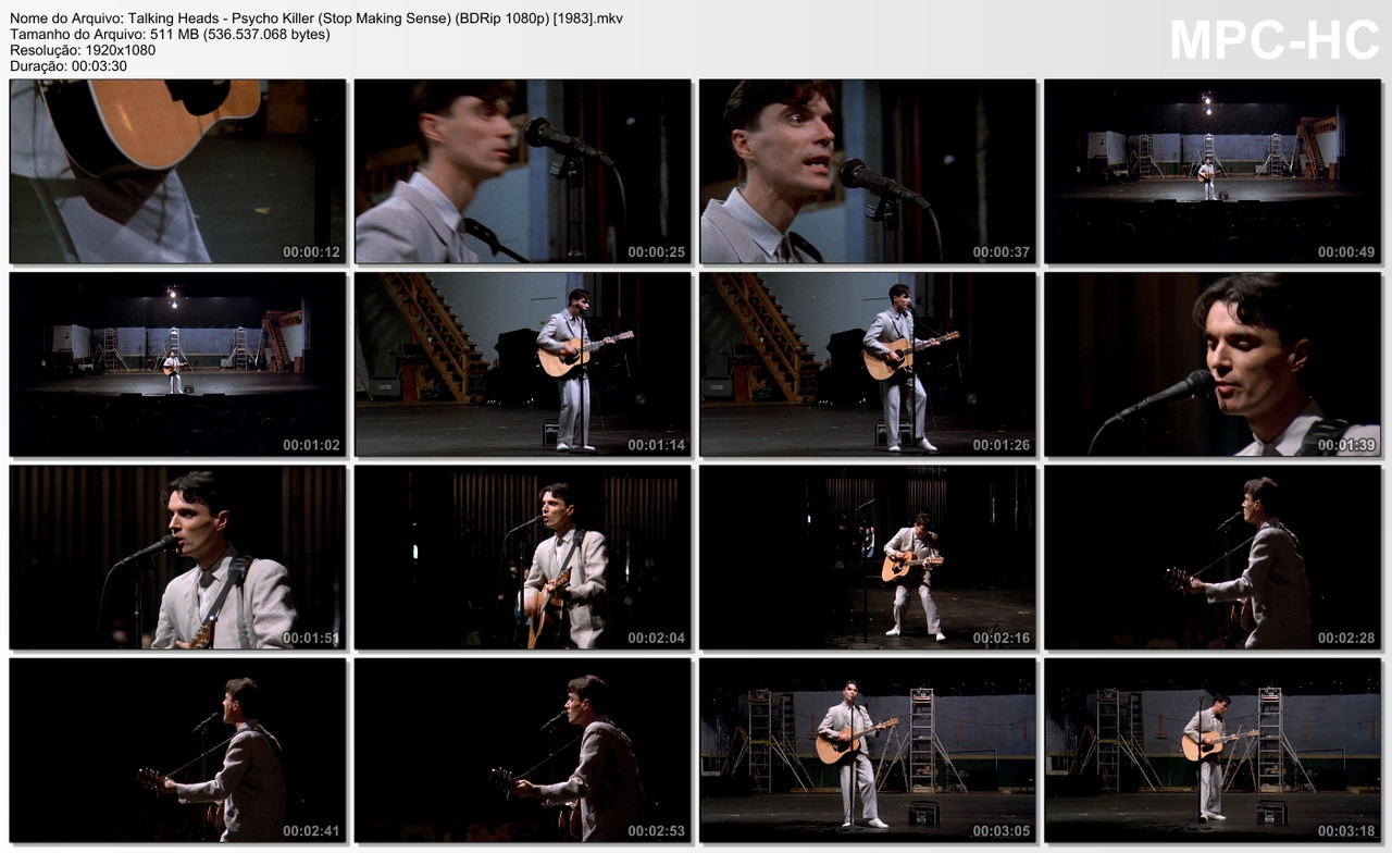 Talking Heads - Psycho Killer (Stop Making Sense) (BDRip 1080p) [1983]