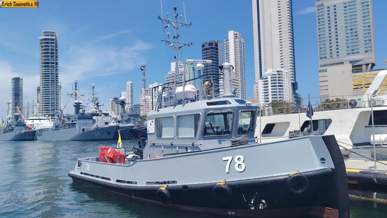 La Armada de Colombia suma su segundo remolcador tipo Damen Stan Tug 1606