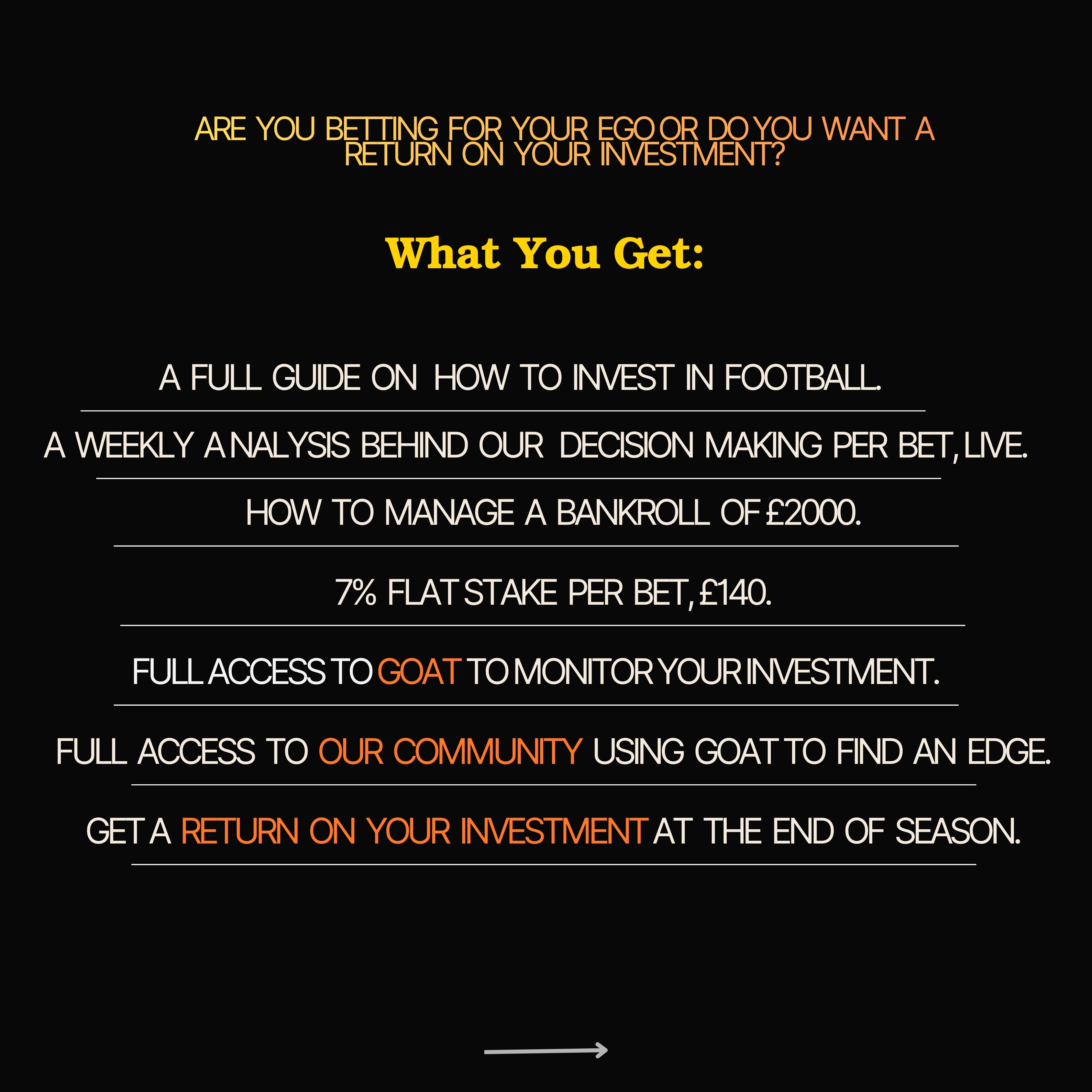 Football Investment Strategy - Special Image