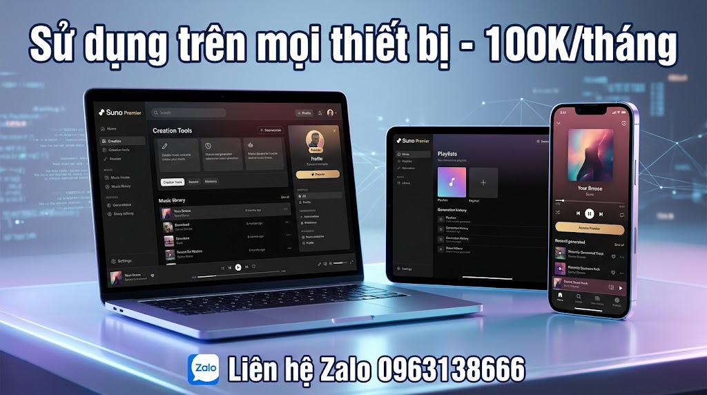 Mua suno premier uy tín