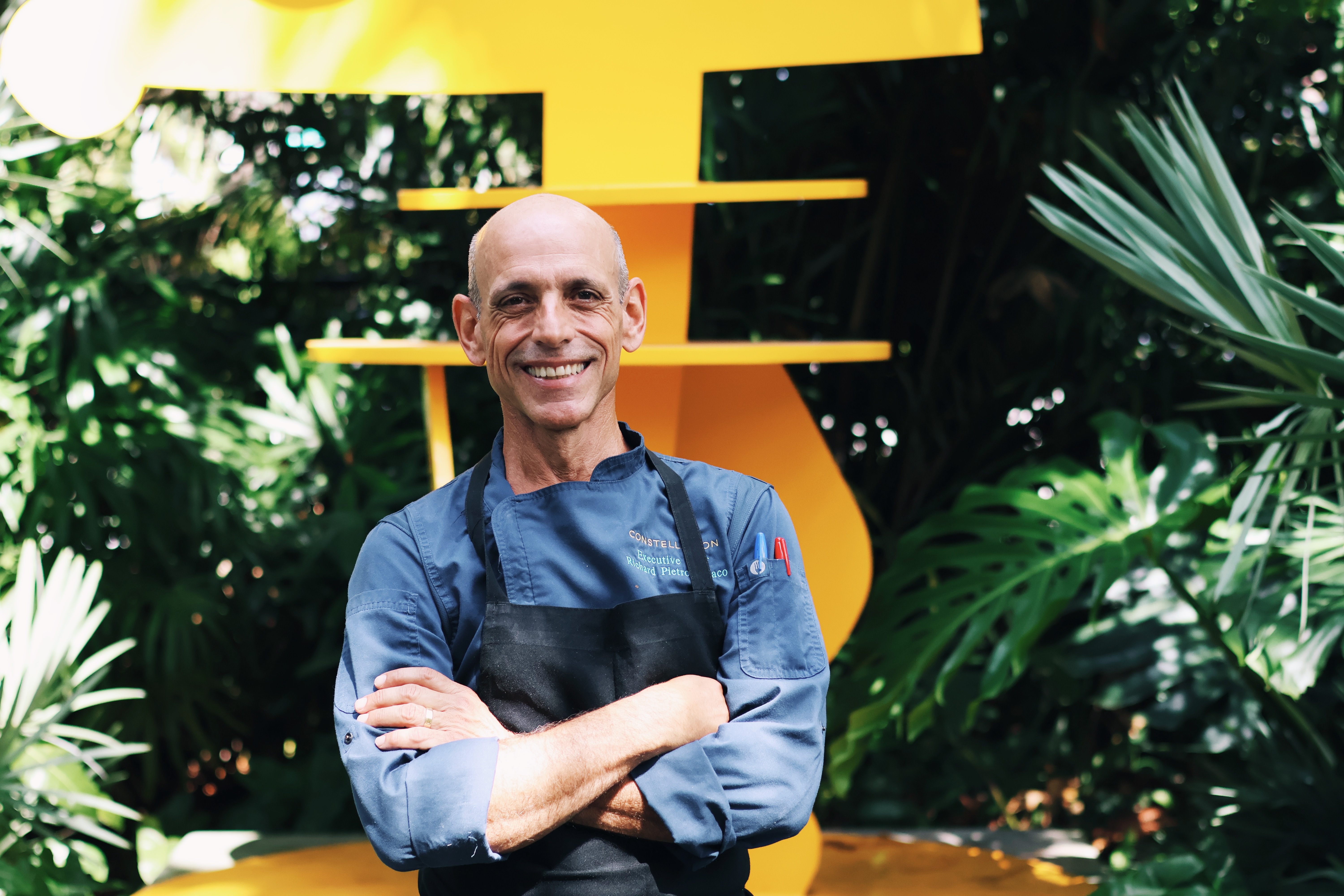 Chef Richard Pietromonaco in kitchen