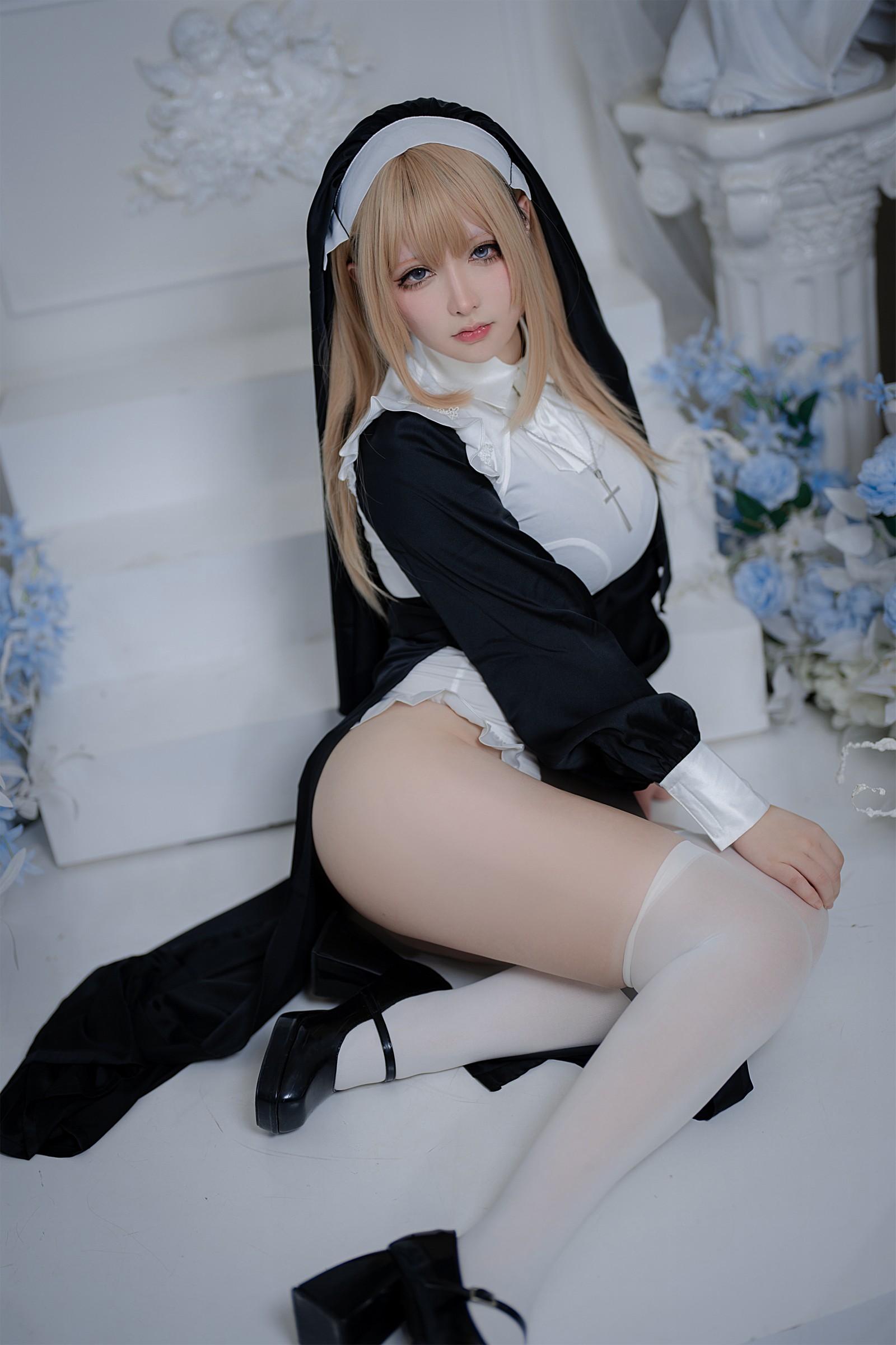 樱梨梨 修女 Cosplay 写真＋视频合集｜高清角色摄影（35P｜681MB）插图8