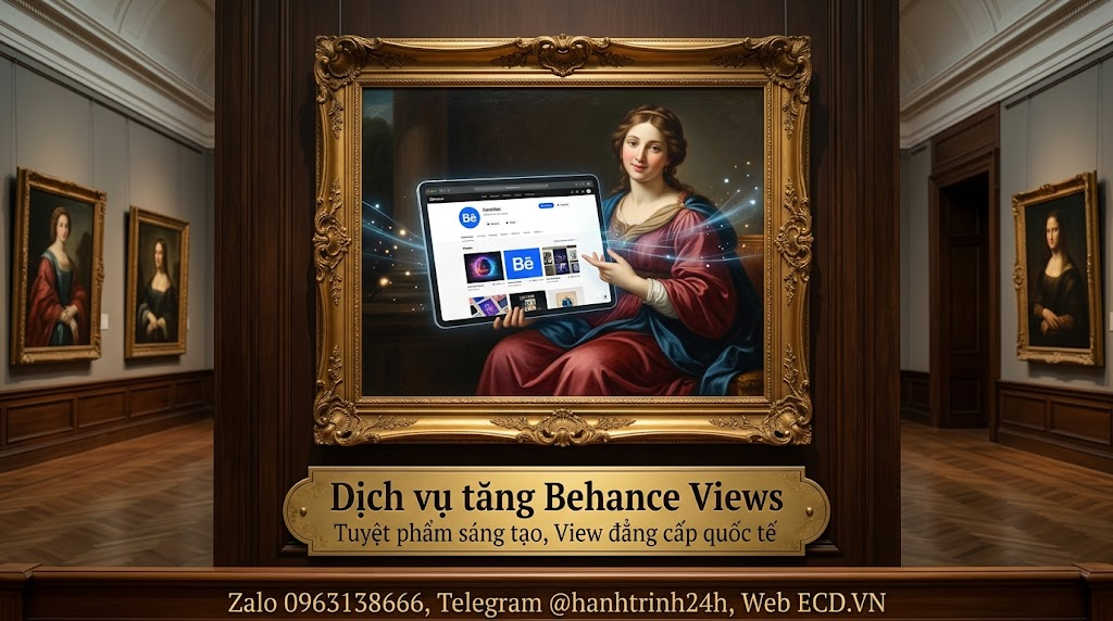tăng behance views real adobe behance