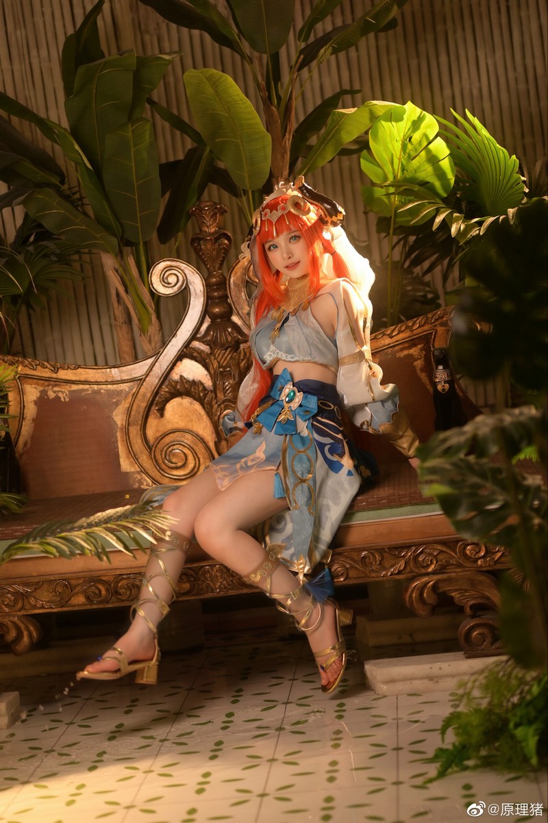 白莉爱吃巧克力 妮露 原神 Cosplay 写真【11P｜84.9MB】插图4