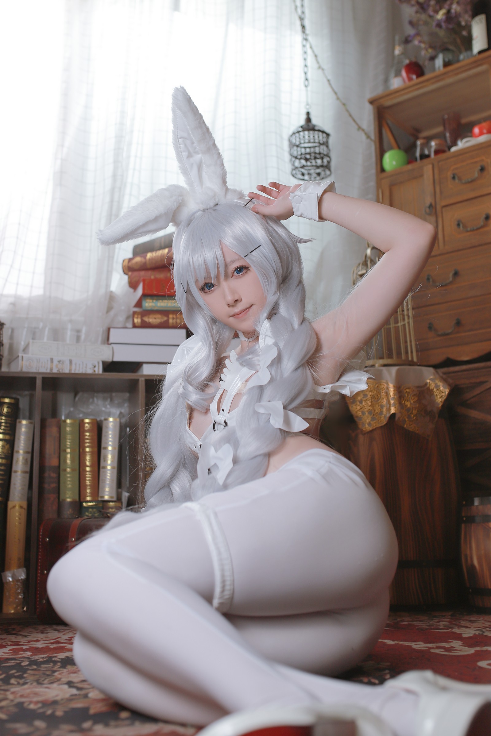 朝霧愛 – 恶毒 ル・マラン Cosplay 高清写真（27P-338.7M）碧蓝航线插图9