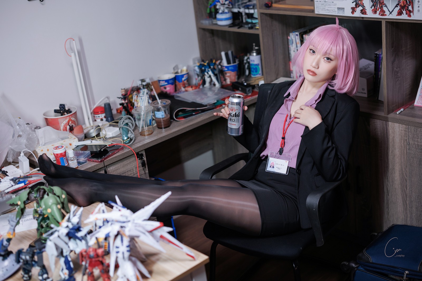 Cien恩恩 Apr.T2 Haman OL 制服 Cosplay 写真合集（25P｜192MB）插图6