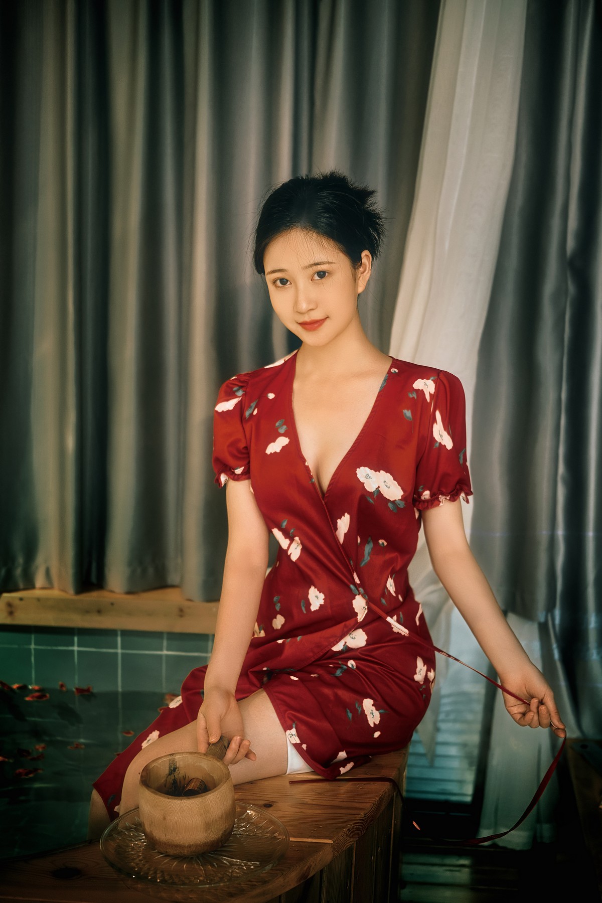 年年nnian 沐秋主题写真 氛围感少女图集插图7