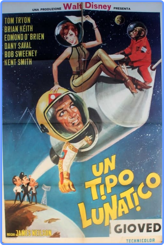 Un Tipo Lunatico - Moon Pilot (1962) mkv HD m720p WEBDL x264 AC3 ITA AAC ENG