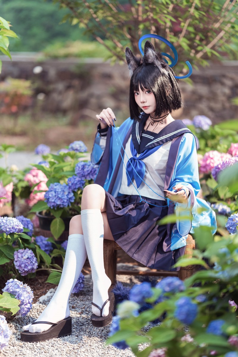 艾西Aiwest 桐生桔梗Cosplay写真图集 高清美图合集 48P (296.8M)插图