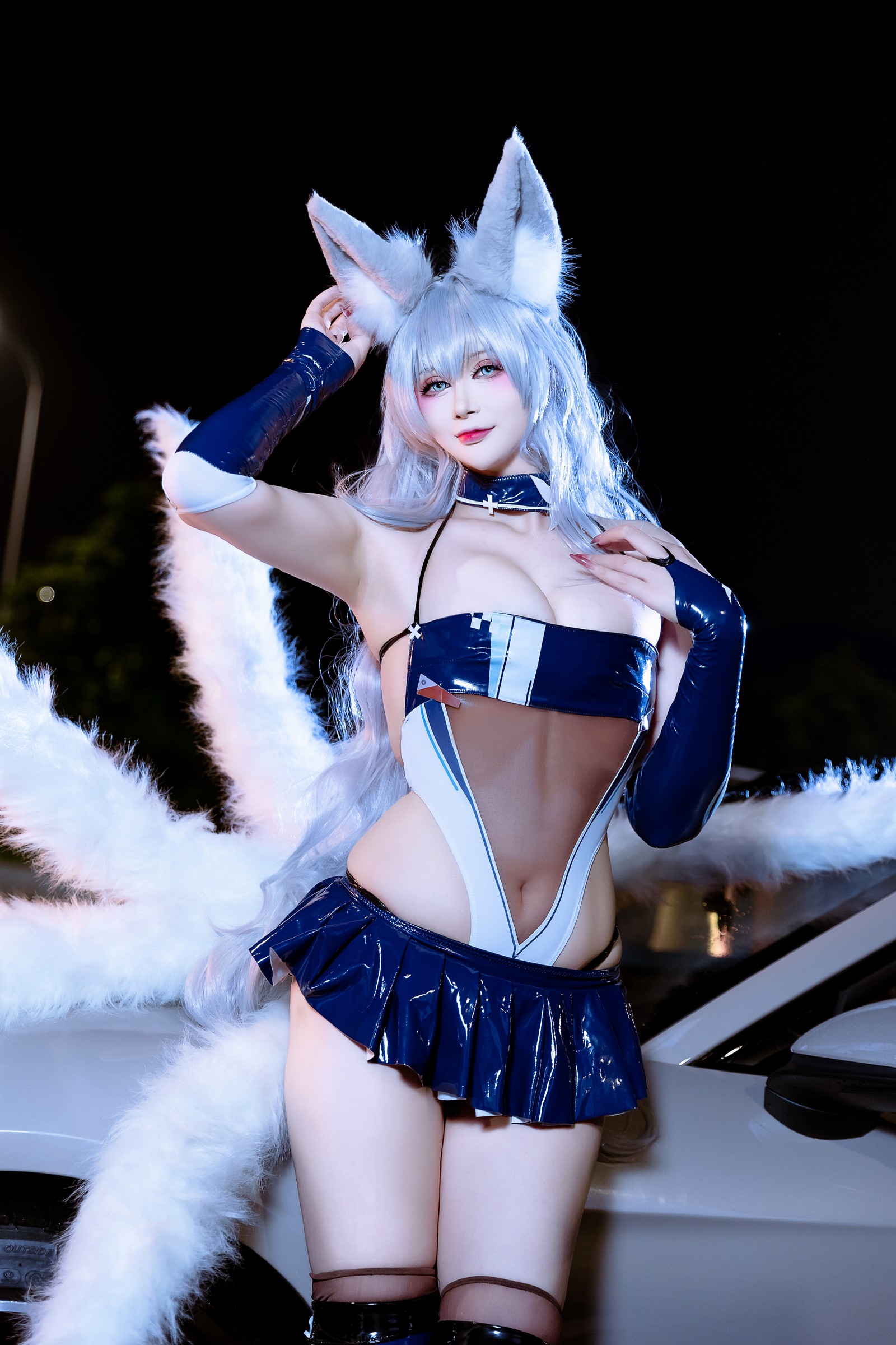 兔胖胖min – 碧蓝航线 信浓 赛车 Cosplay 高清写真集（40P-334.3MB）插图7