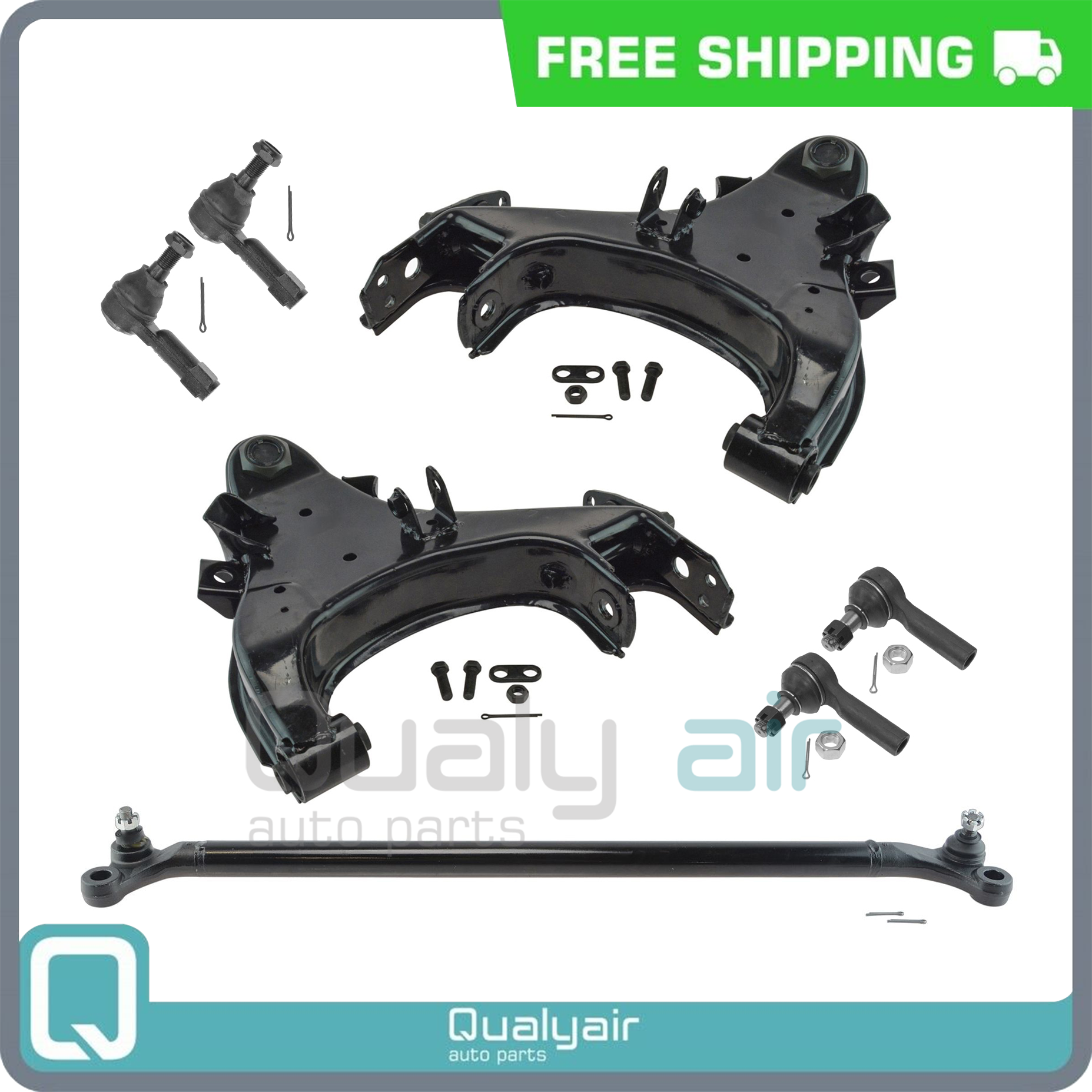 New Suspension Kit for 98-04 Nissan Frontier Front End - 7pcs - Picture 1 of 6