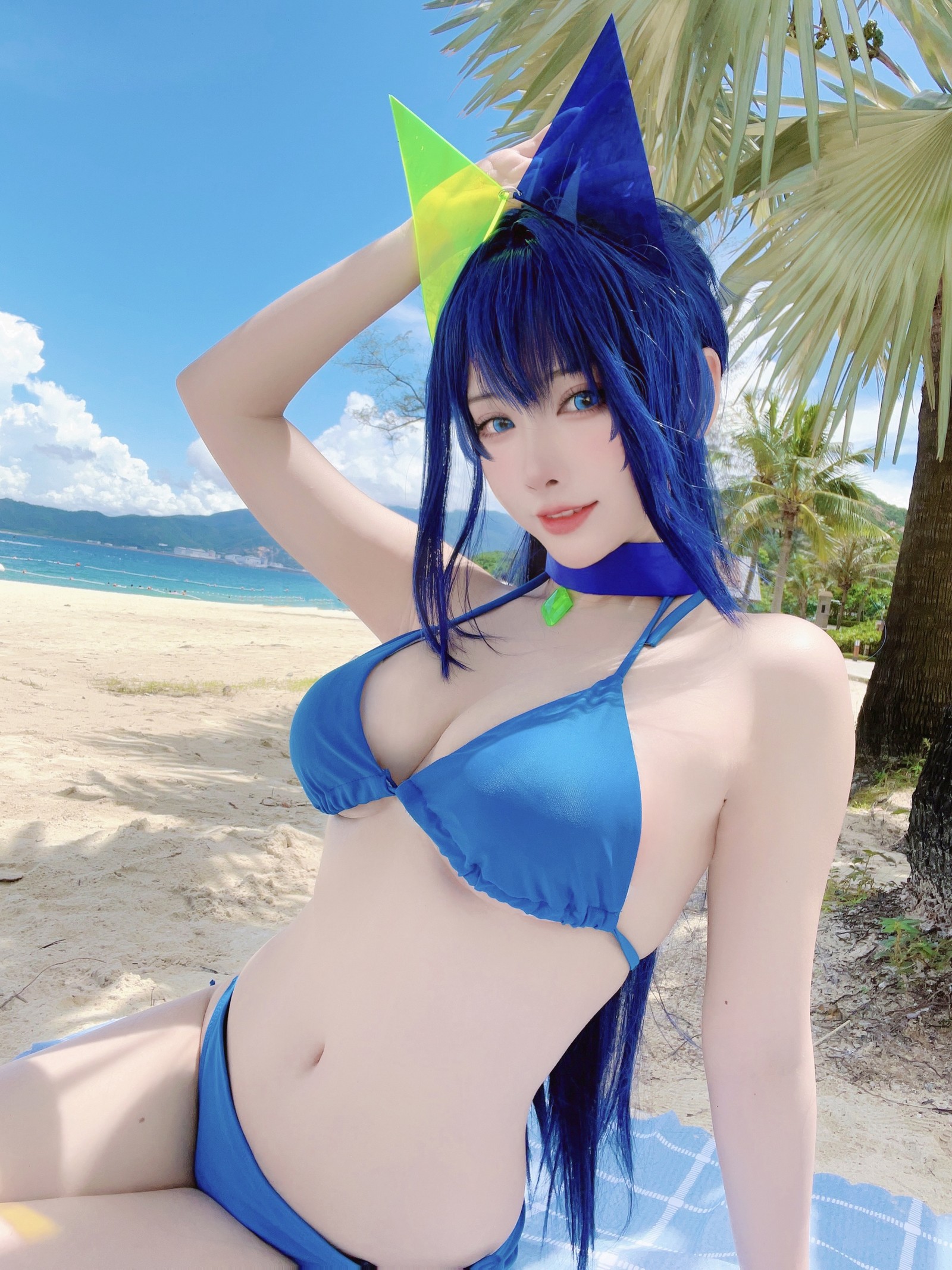 宮本桜 新泽西 泳装 Cosplay 写真｜碧蓝航线夏日主题（18P｜67MB）插图8