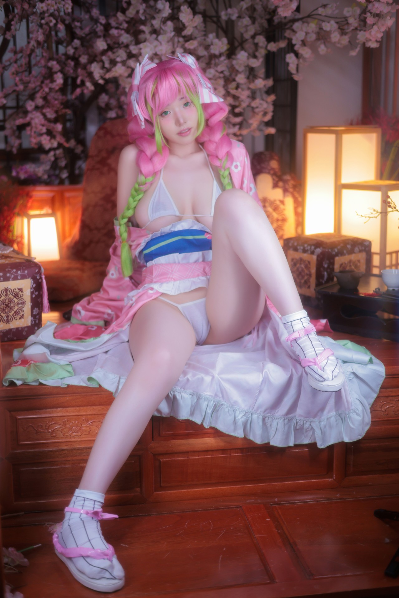 Yeon Woo (연우)，桃色心动！唯美日系场景里的梦幻COS美人插图9