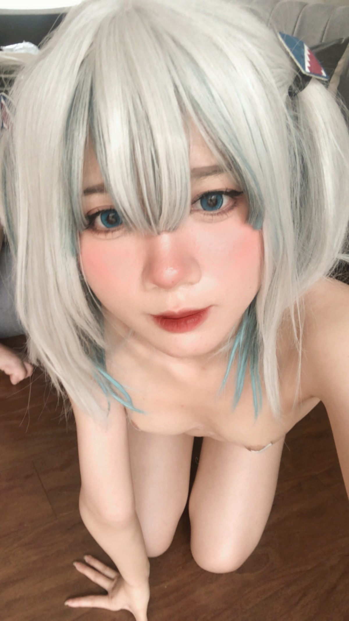 PoppaChan Gawr Gura Cosplay HD Set – 47 Photos 220MB插图9