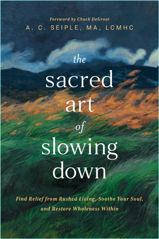The Sacred Art Of Slowing Down Find Relief From Rushed Living Soothe Your Soul And Restore Wholeness Within (A. C. Seiple, MA, LCMHC)