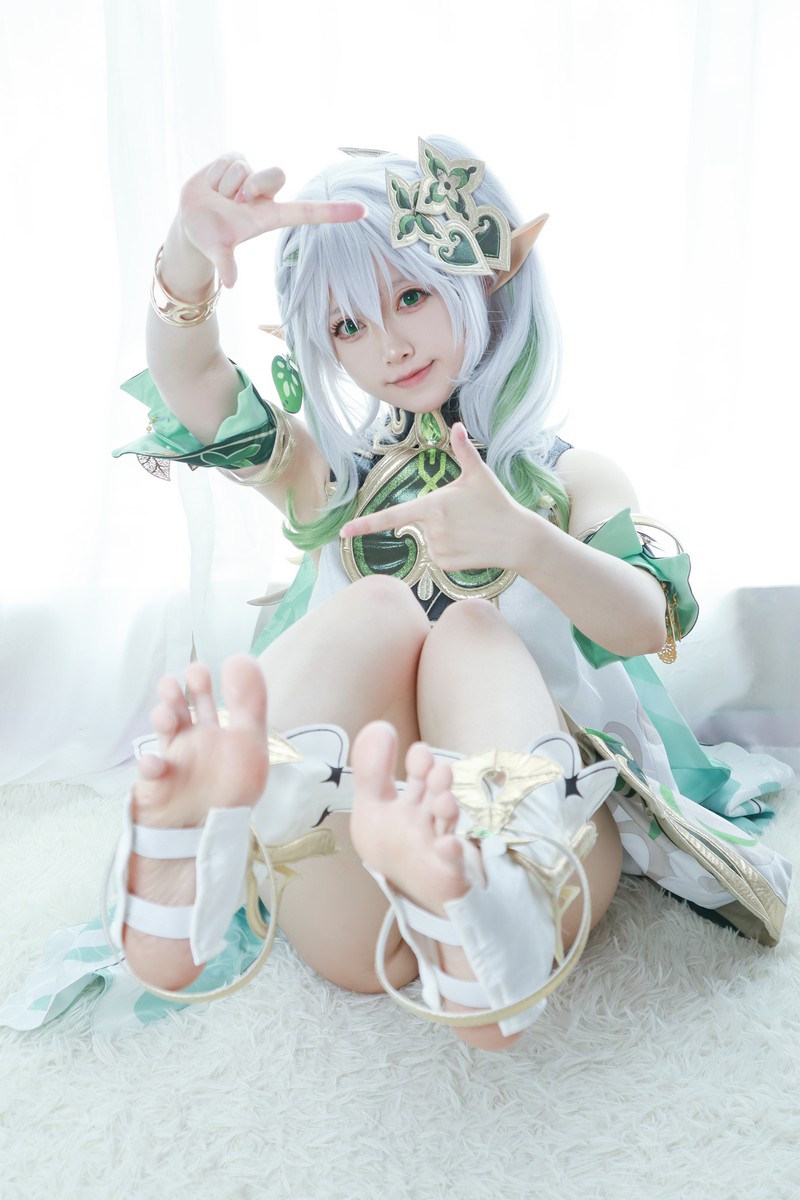 Asagiriai（愛ちゃん）纳西妲 Cosplay写真图集 原神角色高清图集 37P (409MB)插图3