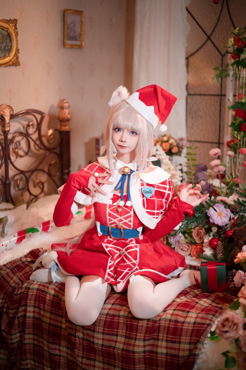 艾西Aiwest 香子兰圣诞Cosplay写真图集 圣诞主题高清美图 44P (541M)插图8