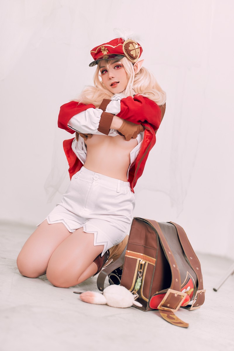 Joyce Lin2x Klee Cosplay Genshin Impact 高清图集 32P插图3