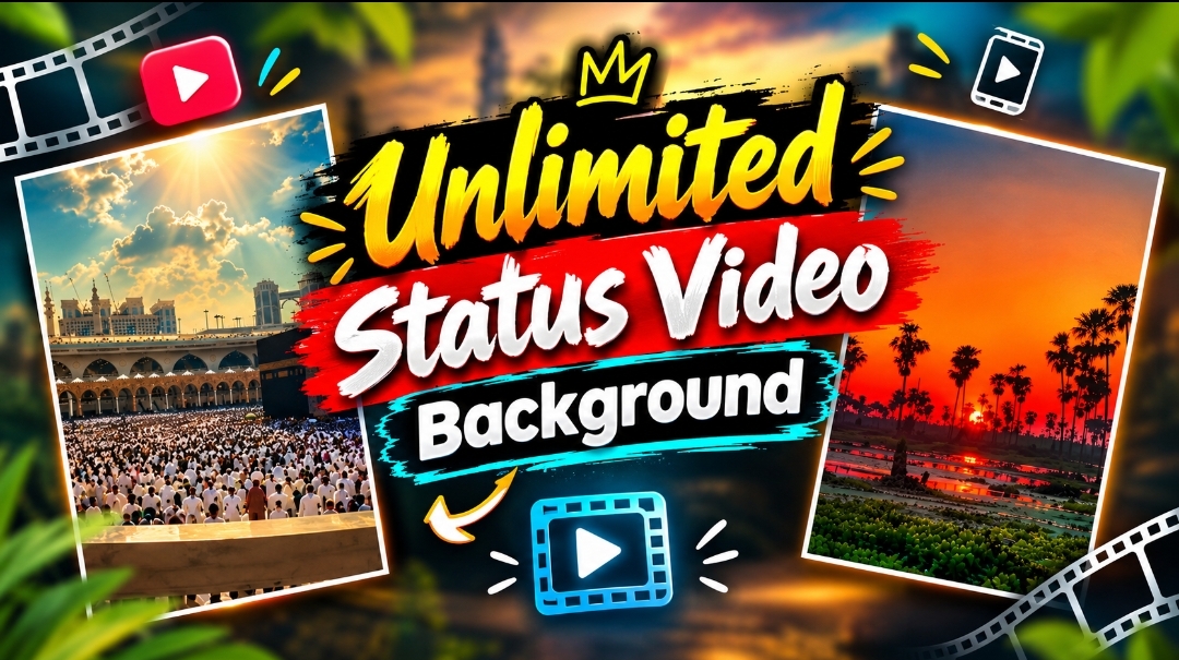 unlimited status video background 🚀