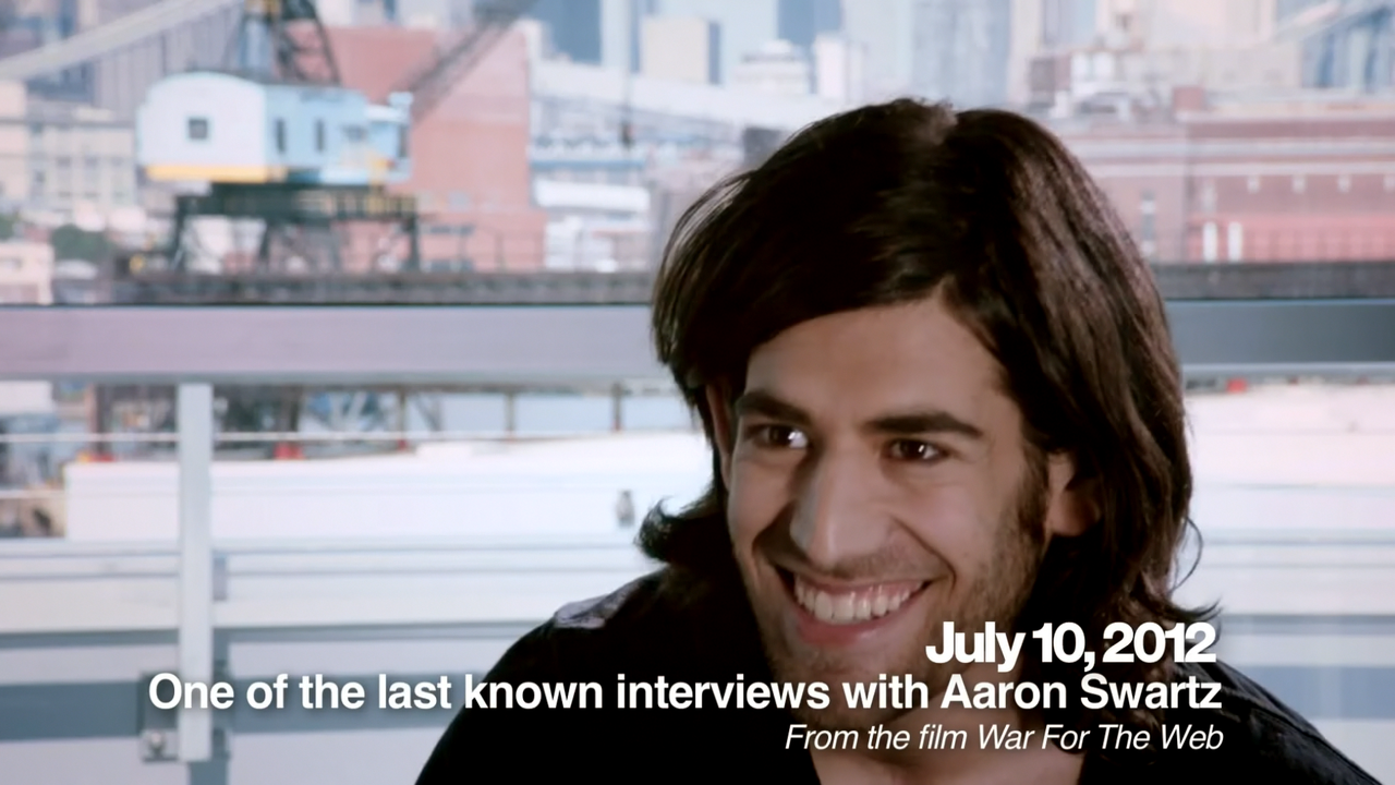 The Internet's Own Boy - The Story of Aaron Swartz (2014) (1080p WEB-RIP AV1 Opus) [NeoNyx343] - [01
