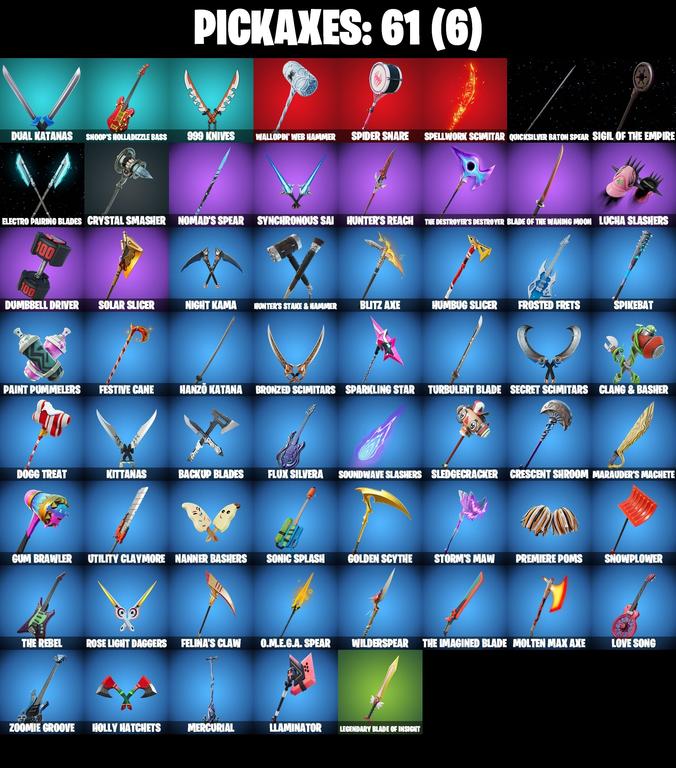 pickaxes comp