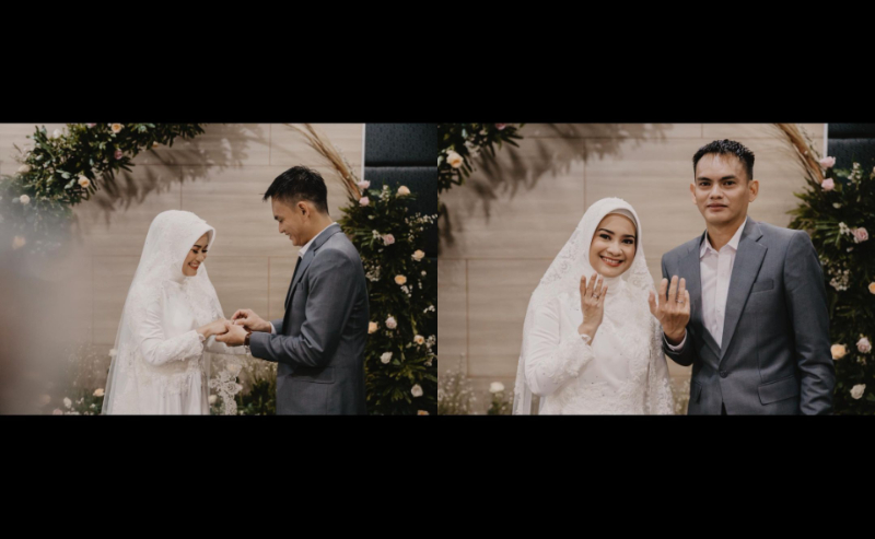Pernikahan Ikke Nurjanah dan Karlie Fu pada Jumat (5/2/2021).