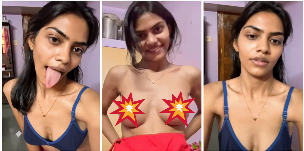 Horney desi girl flashing her boobs teasing nude video Latest