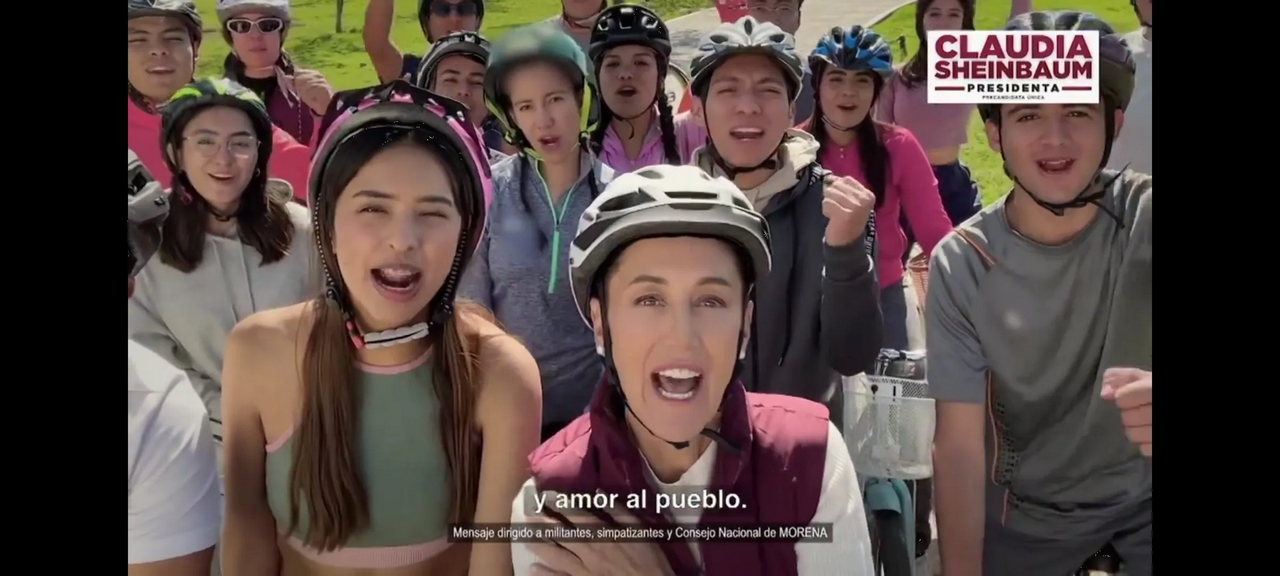 En noveno spot de precampaña, Sheinbaum se compromete con los jóvenes