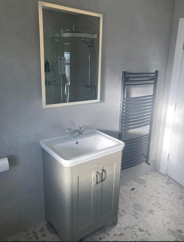 Modern bathroom refurbishment