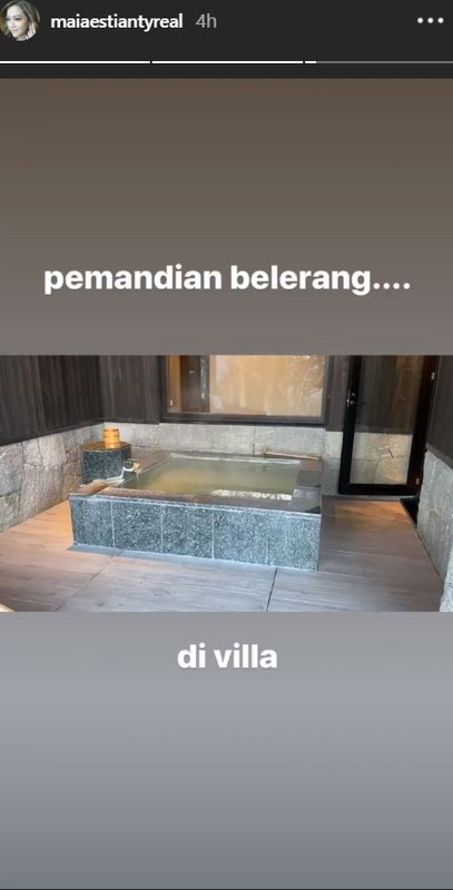 Villa tempat Maia Estianty dan Irwan Mussry singgah