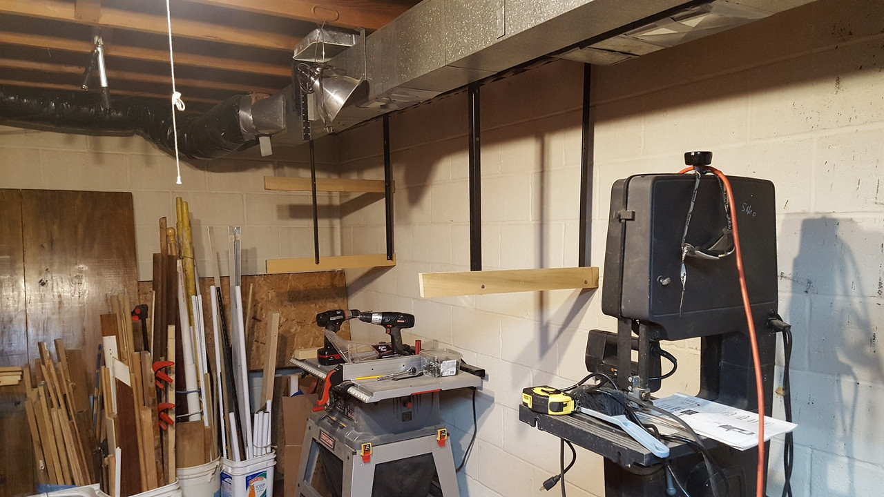 Wood rack under construction